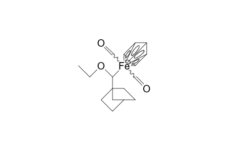 [(Bicyclo(2.2.1)hept-1-yl)-ethoxy-methyl]-/.eta.-5/-cyclopentadienyl iron dicarbonyl