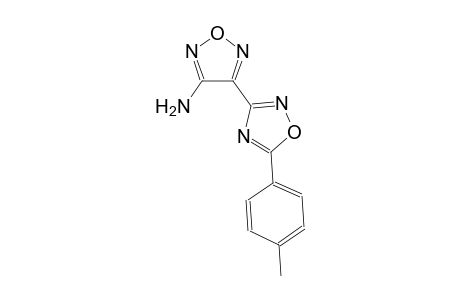 4-[5-(4-methylphenyl)-1,2,4-oxadiazol-3-yl]-1,2,5-oxadiazol-3-amine