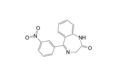 5-(3-Nitrophenyl)-1,3-dihydro-2H-1,4-benzodiazepin-2-one