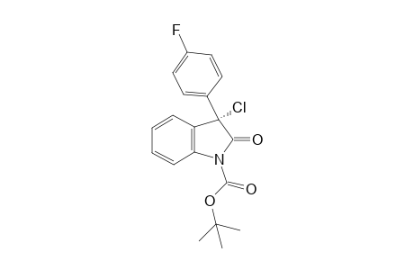 (3S)-tert-butyl 3-chloro-3-(4-fluorophenyl)-2-oxoindoline-1-carboxylate