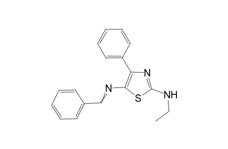 5-[Benzylideneamino]-N-ethyl-4-phenyl-1,3-thiazol-2-amine