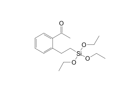 2'-[2-(Triethoxysilyl)ethyl]acetophenone