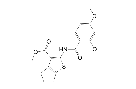 methyl 2-[(2,4-dimethoxybenzoyl)amino]-5,6-dihydro-4H-cyclopenta[b]thiophene-3-carboxylate