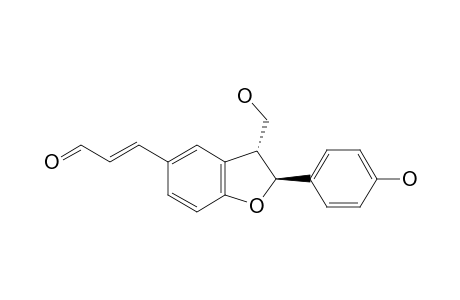 (+)-MORRISONICOLANIN;(E)-[(2S,3R)-2,3-DIHYDRO-2-(4'-HYDROXYPHENYL)-3-HYDROXYMETHYL-1-BENZO-[B]-FURAN-5-YL]-2-PROPENAL