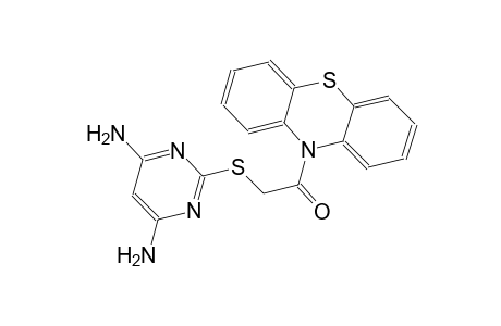 2-{[2-oxo-2-(10H-phenothiazin-10-yl)ethyl]sulfanyl}-4,6-pyrimidinediamine