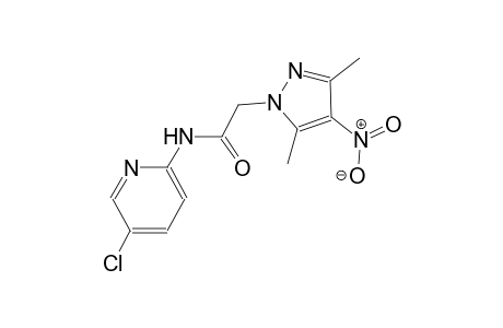 N-(5-chloro-2-pyridinyl)-2-(3,5-dimethyl-4-nitro-1H-pyrazol-1-yl)acetamide