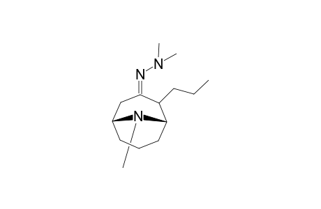 3-(2,2-Dimethylhydrazono)-9-methyl-2-propyl-9-azabicyclo[3.3.1]nonane