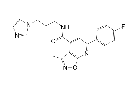 isoxazolo[5,4-b]pyridine-4-carboxamide, 6-(4-fluorophenyl)-N-[3-(1H-imidazol-1-yl)propyl]-3-methyl-