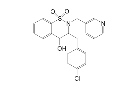 2H-1,2-benzothiazin-4-ol, 3-[(4-chlorophenyl)methyl]-3,4-dihydro-2-(3-pyridinylmethyl)-, 1,1-dioxide