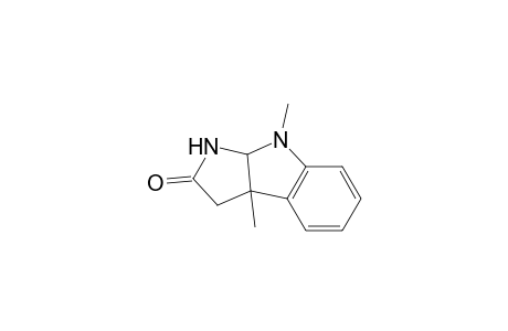 Pyrrolo[2,3-b]indol-2(1H)-one, 3,3a,8,8a-tetrahydro-3a,8-dimethyl-