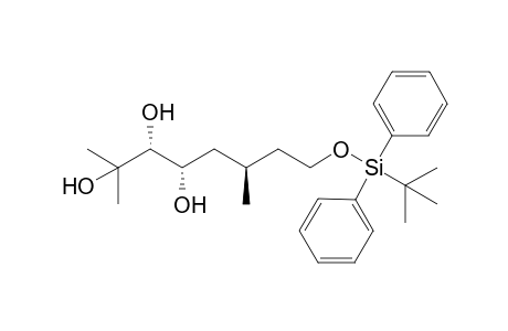 (3R,4S,6R)-8-((tert-butyldiphenylsilyl)oxy)-2,6-dimethyloctane-2,3,4-triol