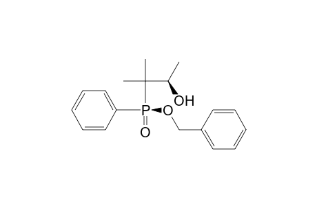 Phosphinic acid, (2-hydroxy-1,1-dimethylpropyl)phenyl-, phenylmethyl ester, (R*,S*)-