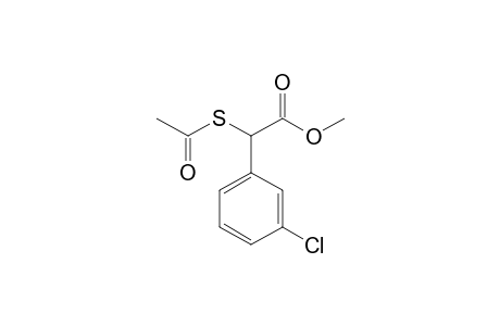 2-(acetylthio)-2-(3-chlorophenyl)acetic acid methyl ester