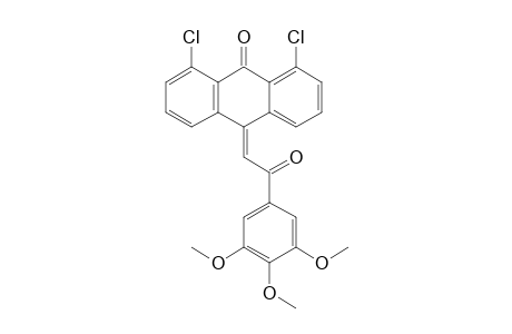 1,8-Dichloro-10-[2-oxo-2-(3,4,5-trimethoxyphenyl)-ethylidene]-10H-anthracen-9-one