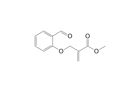 2-[(2-formylphenoxy)methyl]-2-propenoic acid methyl ester