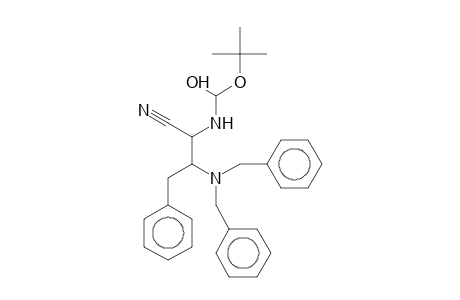 PENTANOIC ACID NITRILE, 2-(tert-BUTYLOXYCARBONYL)AMINO-3-(DIBENZYLAMINO)-5-PHENYL-