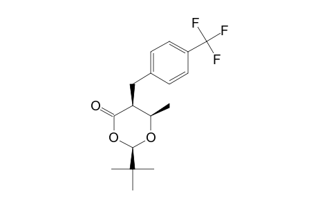 (2R,5S,6R)-2-TERT.-BUTYL-6-METHYL-5-(1'-PARA-TRIFLUOROMETHYLBENZYL)-1,3-DIOXAN-4-ONE