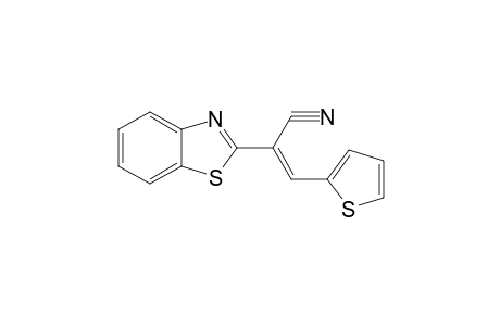 (2E)-2-(1,3-Benzothiazol-2-yl)-3-(2-thienyl)-2-propenenitrile