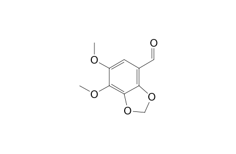1,3-Benzodioxole-4-carboxaldehyde, 6,7-dimethoxy-