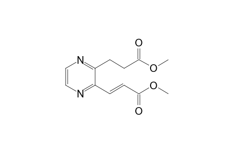 (E)-Methyl 3-(3-(3-methoxy-3-oxopropyl)pyrazin-2-yl)acrylate