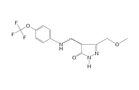 3-(METHOXYMETHYL)-4-[(alpha,alpha,alpha-TRIFLUORO-p-ANISIDINO)METHYLENE]-2-PYRAZOLIN-5-ONE