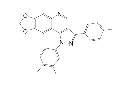 1-(3,4-dimethylphenyl)-3-(4-methylphenyl)-1H-[1,3]dioxolo[4,5-g]pyrazolo[4,3-c]quinoline