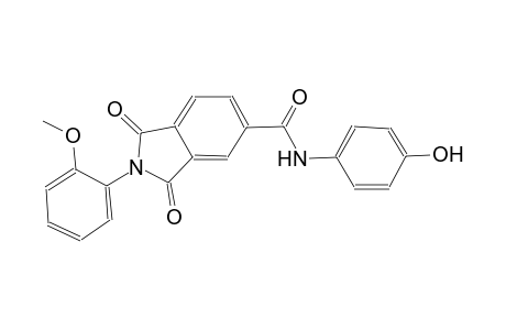 N-(4-hydroxyphenyl)-2-(2-methoxyphenyl)-1,3-dioxo-5-isoindolinecarboxamide
