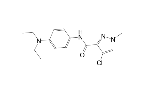 4-chloro-N-[4-(diethylamino)phenyl]-1-methyl-1H-pyrazole-3-carboxamide