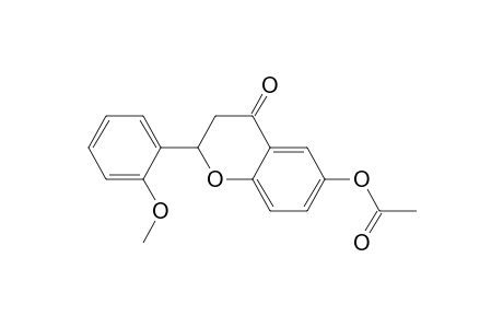 6-Hydroxy-2'-methoxyflavanone acetate