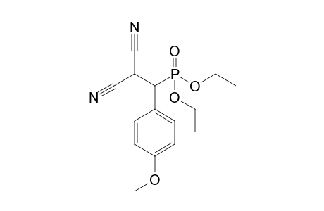 Diethyl 2,2-dicyano-1-(4-methoxyphenyl)ethylphosphonate