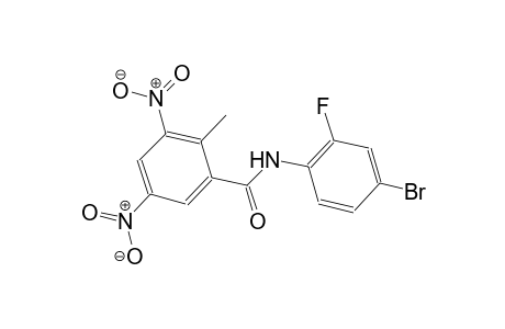 N-(4-bromo-2-fluorophenyl)-2-methyl-3,5-dinitrobenzamide