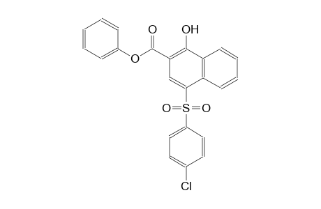 phenyl 4-[(4-chlorophenyl)sulfonyl]-1-hydroxy-2-naphthoate