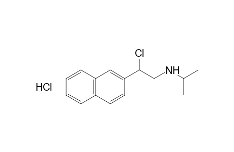 beta-chloro-N-isopropyl-2-naphthaleneethylamine, hydrochloride