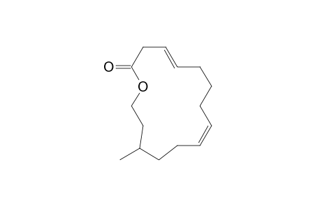 (4E,9Z)-13-Methyloxacyclopentadec-4,9-dien-2-one