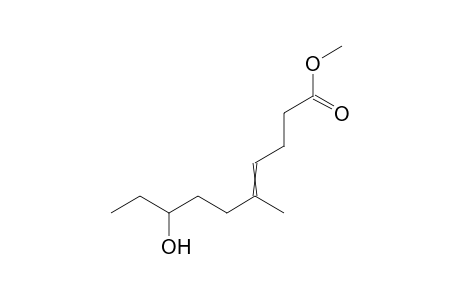 Methyl 8-hydroxy-5-methyl-4-decenoate