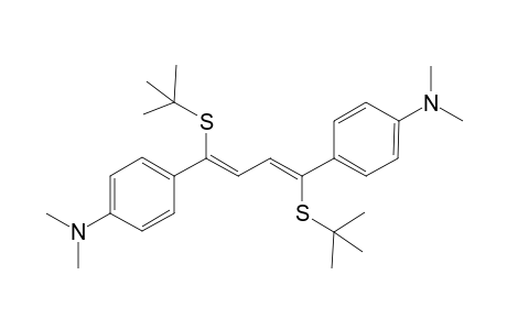 (Z,Z)-1,4-Di-(t-Butylthio)-1,4-bis(p-dimethylaminophenyl)buta-1,3-diene