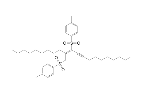 11-Tosyl-12-(tosylmethyl)-11-heneicosen-9-yne