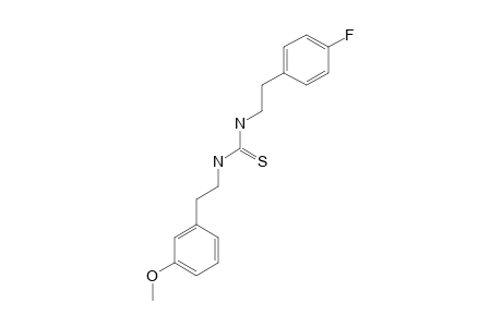 N-[2-(4-FLUOROPHENETHYL)]-N'-[2-(3-METHOXYPHENETHYL)]-THIOUREA