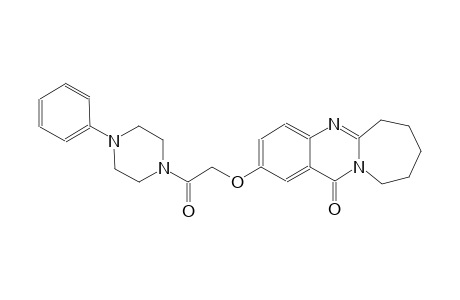 azepino[2,1-b]quinazolin-12(6H)-one, 7,8,9,10-tetrahydro-2-[2-oxo-2-(4-phenyl-1-piperazinyl)ethoxy]-