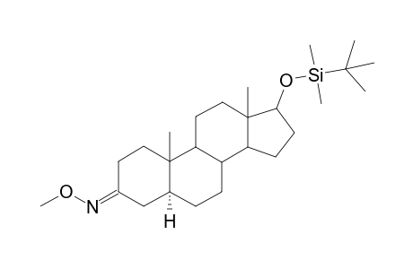 Methyloxime, t-butyldimethylsilyl derivative of 5.alpha.-Dihydrotestosterone