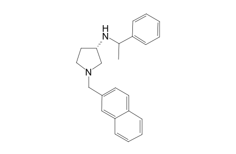 (3S)-1-(2-naphthalenylmethyl)-N-[(1S)-1-phenylethyl]-3-pyrrolidinamine