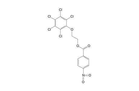 2-(PENTACHLOROPHENOXY)ETHANOL, p-NITROBENZOATE