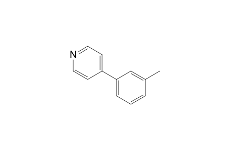 4-(3-Methylphenyl)pyridine