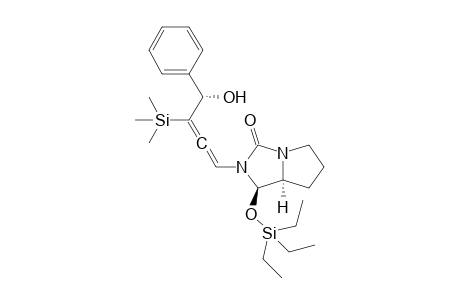 (1R,7aS)-2-((4S)-4-hydroxy-4-phenyl-3-(trimethylsilyl)buta-1,2-dienyl)-1-(triethylsilyloxy)tetrahydro-1H-pyrrolo[1,2-c]imidazol-3(2H)-one