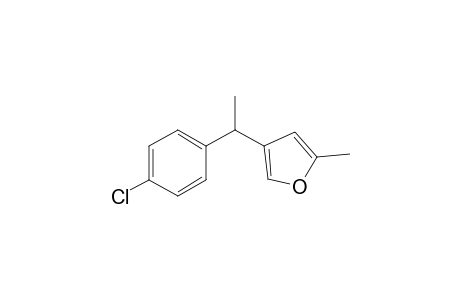 3-[1-(4-Chlorophenyl)ethyl]-5-methylfuran