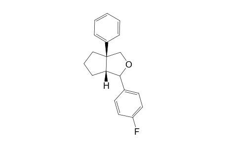 (3aS,6aR)-1-(4-fluorophenyl)-3a-phenylhexahydro-1H-cyclopenta[c]furan