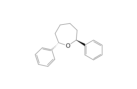 Oxepane, 2,7-diphenyl-, trans-(.+-.)-