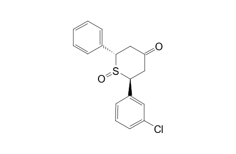 2R-(META-CHLOROPHENYL)-6C-PHENYL-THIAN-4-ONE-1-OXIDE