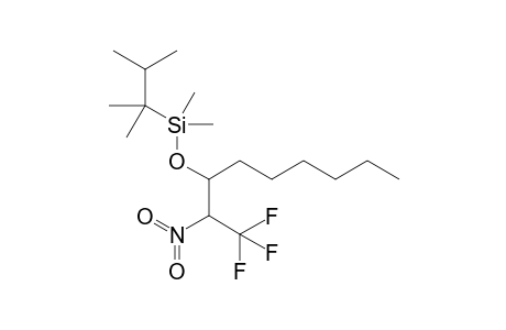 Dimethyl[1-(2',2',2'-trifluoro-1'-nitroethyl)heptyloxy]-(1,1,2-trimethylpropyl)silane