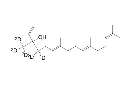 1,6,10,14-Hexadecatetraen-4,4-D2-3-ol, 7,11,15-trimethyl-3-(methyl-D3)-, (E,E)-(.+-.)-
